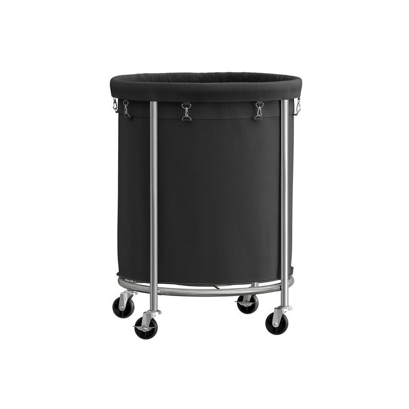 Laundry Basket with Wheels, Rolling Laundry Hamper Cart