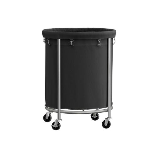 Laundry Basket with Wheels, Rolling Laundry Hamper Cart