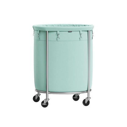 Laundry Basket with Wheels, Rolling Laundry Hamper Cart