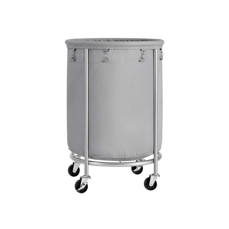 Laundry Basket with Wheels, Rolling Laundry Hamper Cart