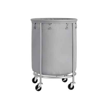 Laundry Basket with Wheels, Rolling Laundry Hamper Cart